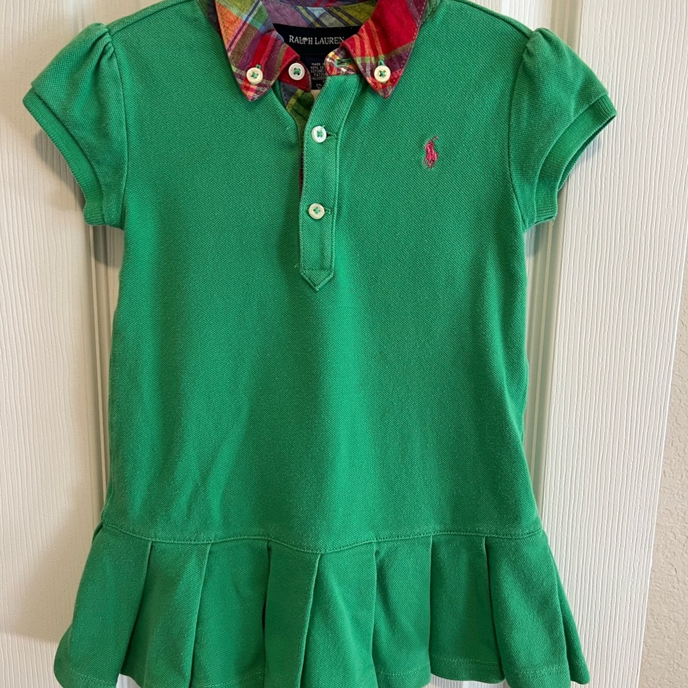 Ralph Lauren 18M Green Ralph Lauren Polo Dress
